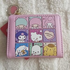 Hello Kitty Wallet Her Universe Pink Missing You Wallet Fashion Coin Purse